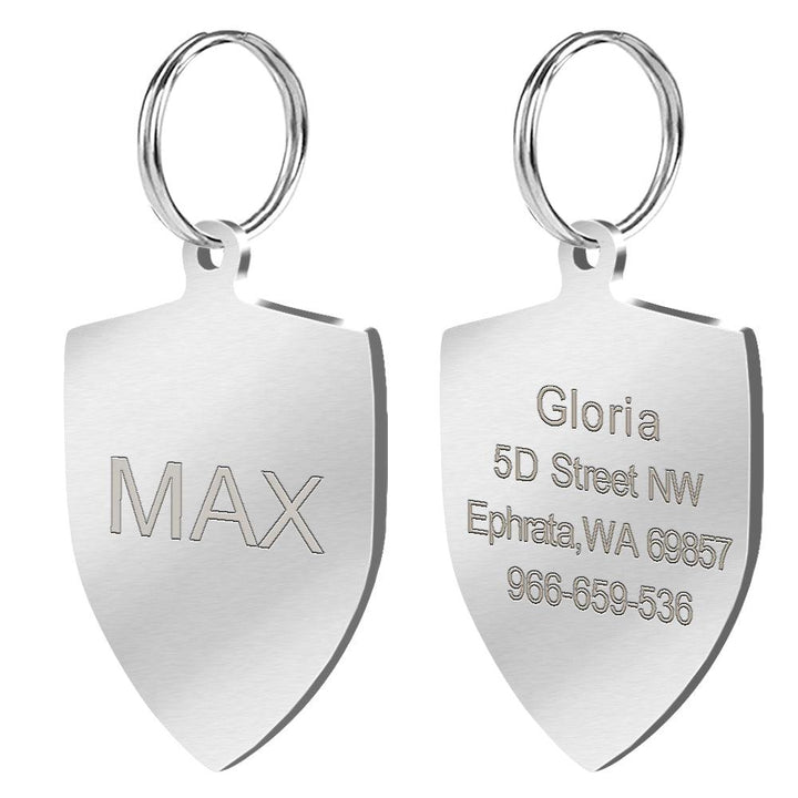 Personalized Stainless Steel Creative Dog’s Tag - Trendha