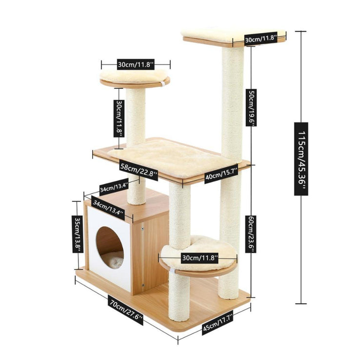 Pet Climbing Frame with Hanging Ball - Trendha