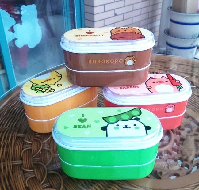 Plastic Cartoon Printed Lunch Box
