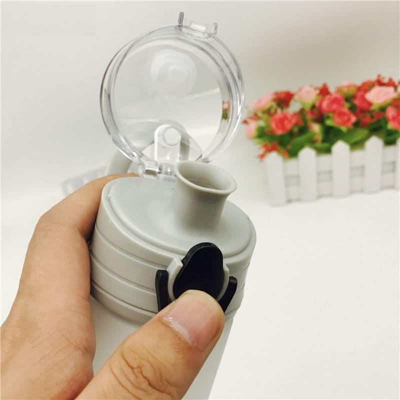 Portable Fitness Water Bottle with Superheroes Print - Trendha