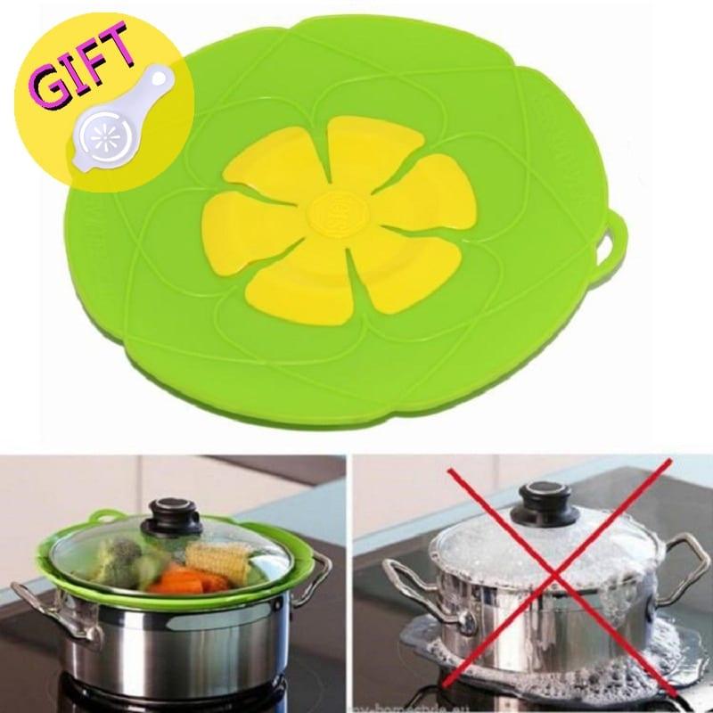 Pots and Pans Boiling Spill Prevent Lid