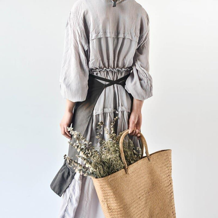 Ruffled Cotton Apron for Women - Trendha