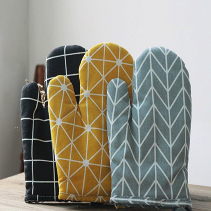 Useful Convenient Heat-Resistant Cotton Oven Glove - Trendha