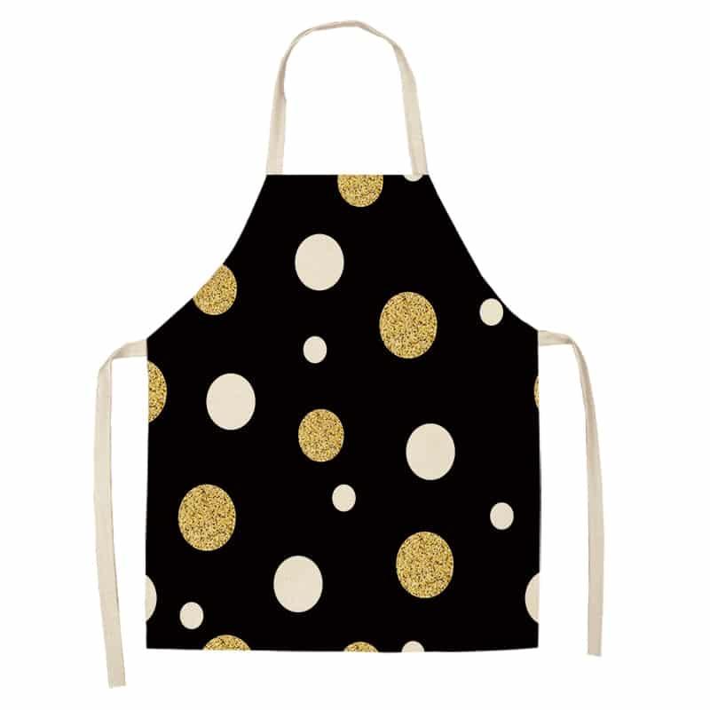 Women's Bronze Patterned Kitchen Apron - Trendha