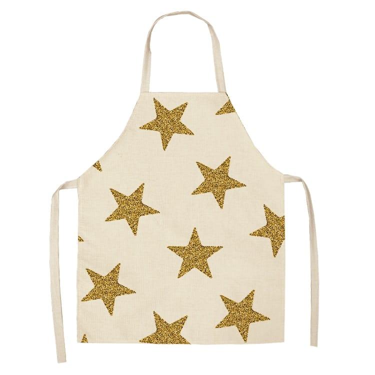 Women's Bronze Patterned Kitchen Apron - Trendha