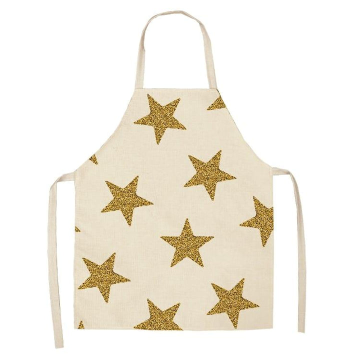 Women's Bronze Patterned Kitchen Apron - Trendha