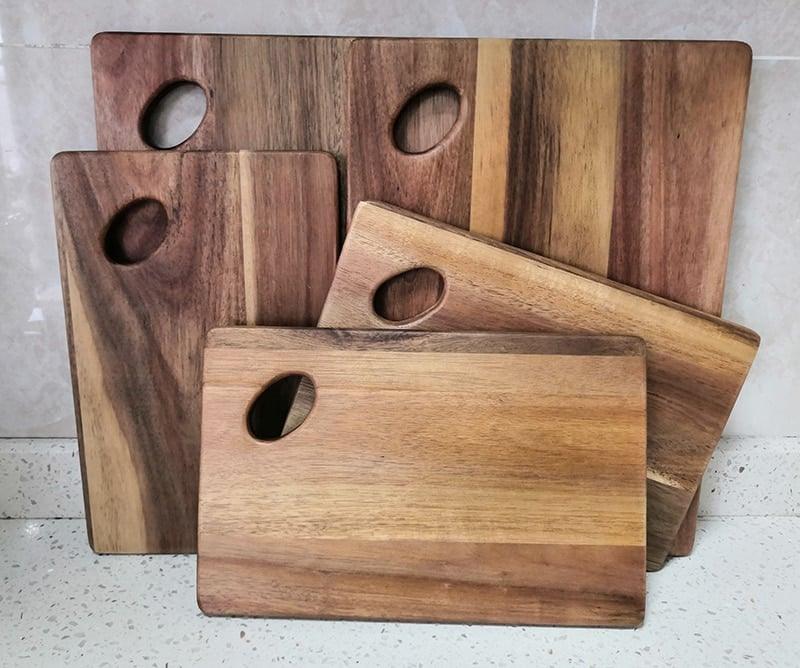 Zebra Acacia Wood Cutting Board