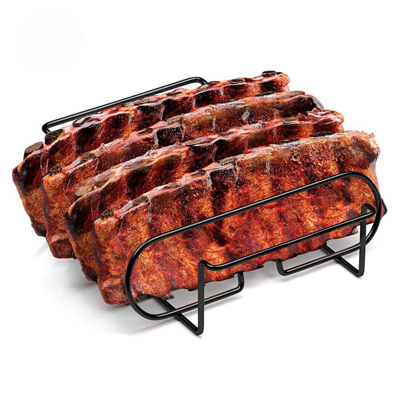 Upright Metal Barbecue Rib Rack