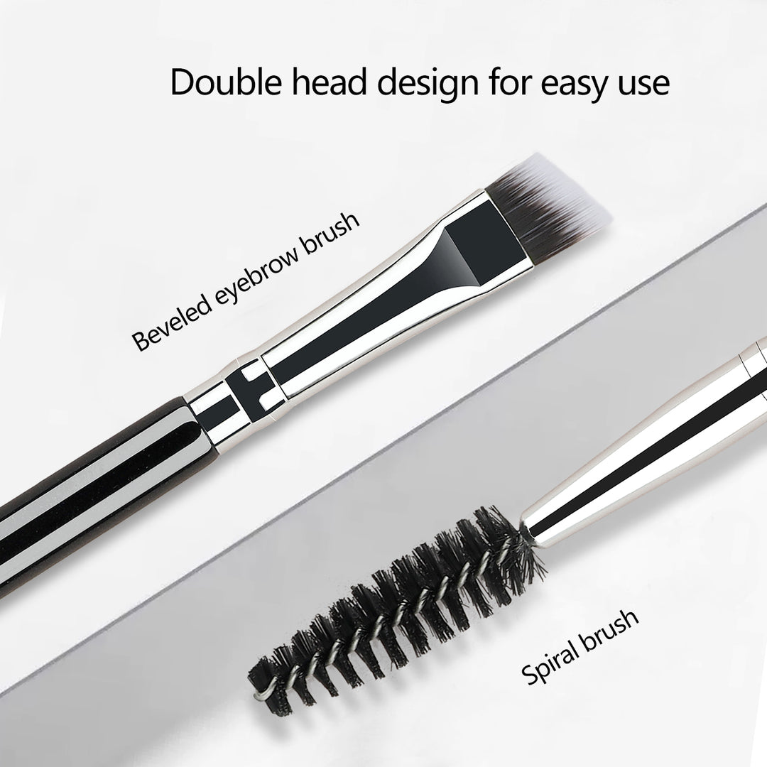 Dual Ended Eyebrow Brush and Eyelash Comb 2-in-1 Makeup Tool