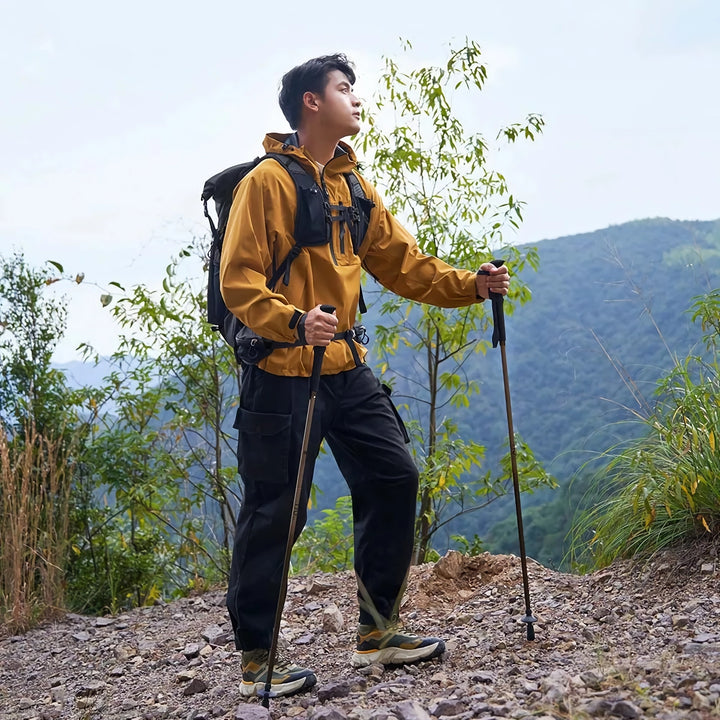 Ultra Light Carbon Trekking Pole: Portable Anti-Shock Hiking Tool