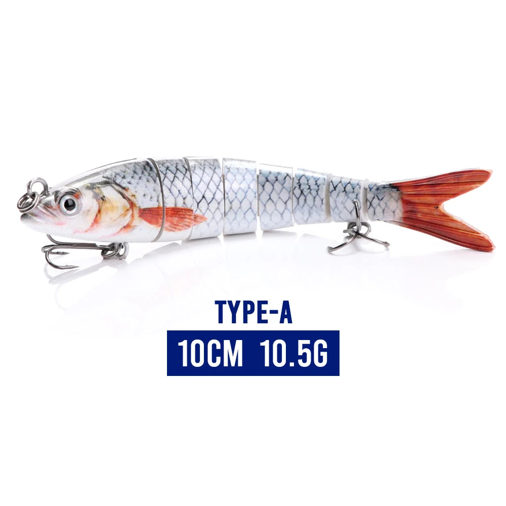 100mm Multi-Jointed Fishing Lures