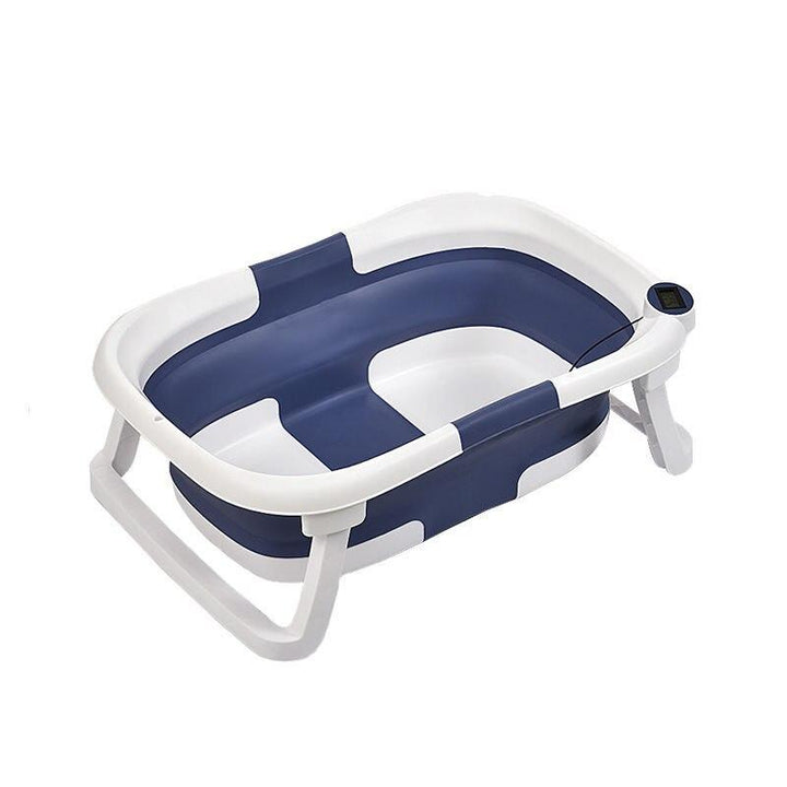 Multi-Purpose Silicone Folding Bathtub with Real-Time Temperature Display