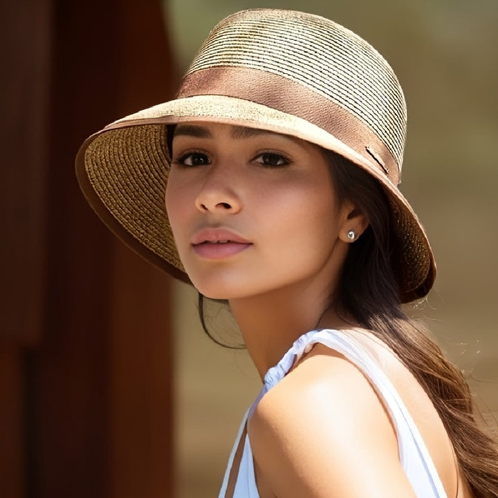 Women's Summer Big Brimmed Sun Hat for Outdoor Travel