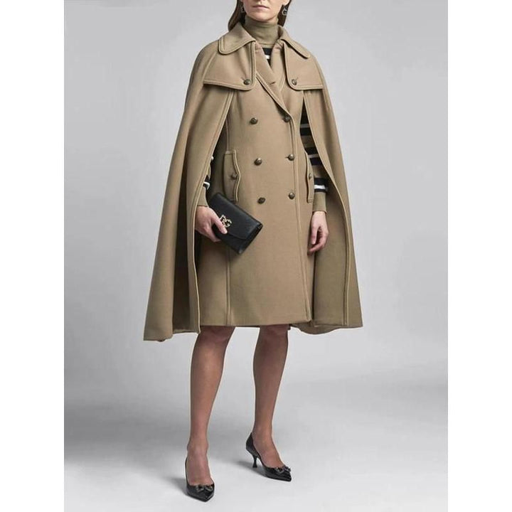 Stylish Sleeveless Shawl-Style Women's Coat