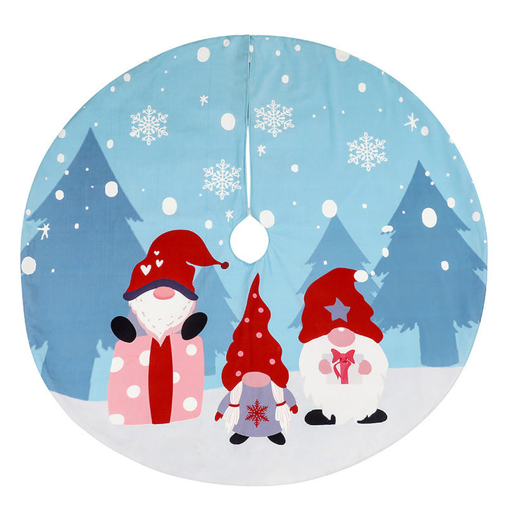 Rudolf Faceless Old Man Print Tree Skirt