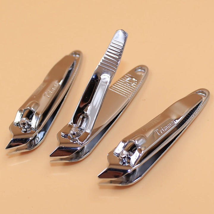 Bevel Stainless Steel Nail Clipper - Professional Fingernail & Toenail Cutter