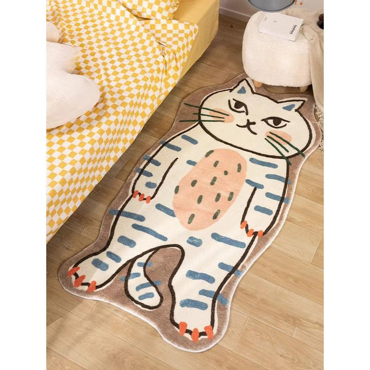 Cartoon Living Room Decoration Rugs - Cute Cat Design