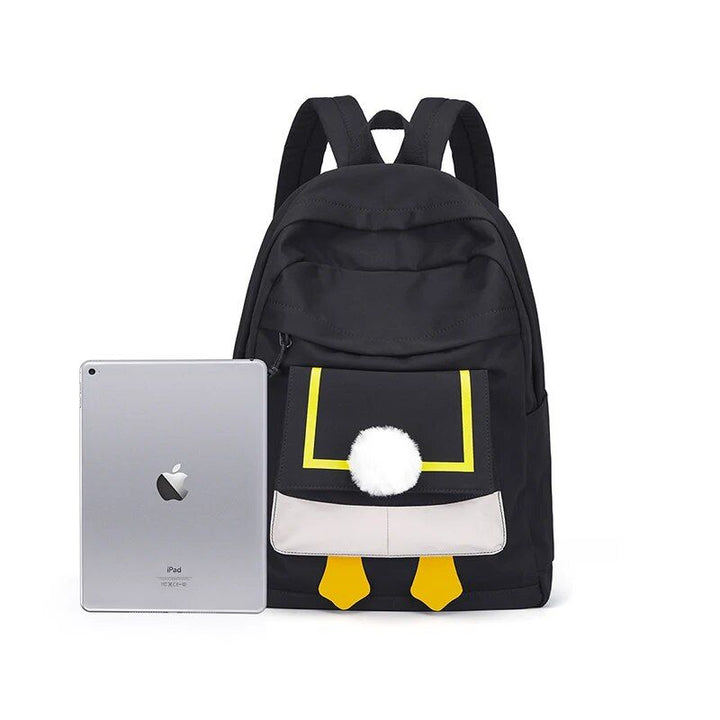 Fashionable Large-Capacity School Backpack for Girls with 14 Inch Laptop Compartment