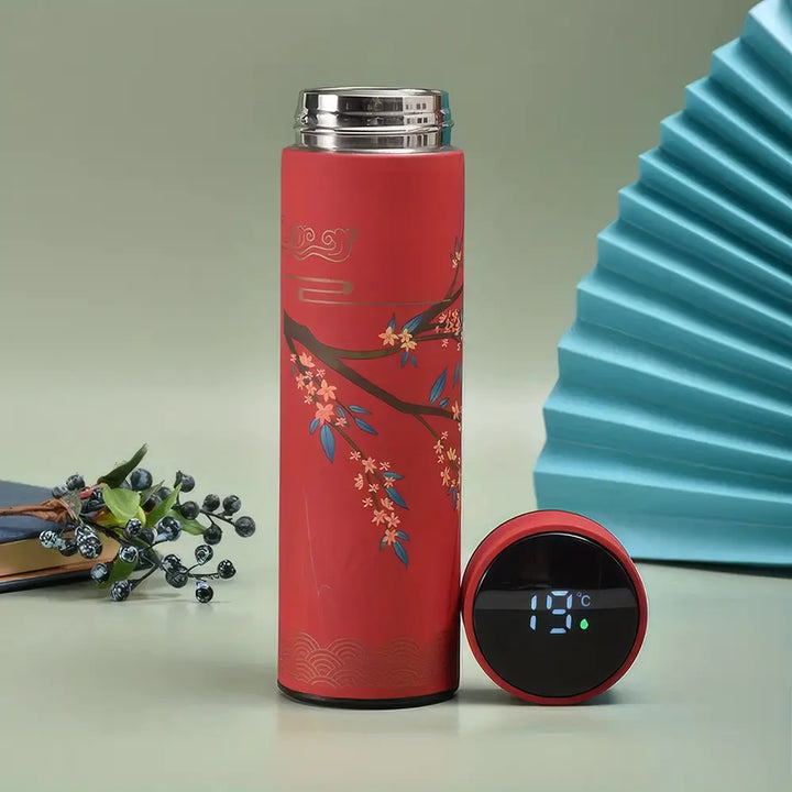 Chinese Style Retro Smart Thermal Water Bottle