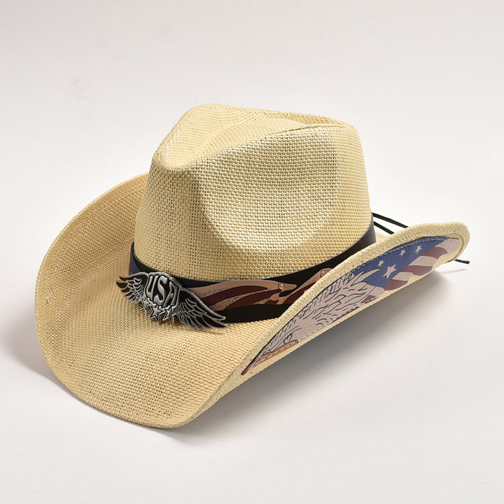 Stylish Straw Western Cowboy Hat for Men & Women