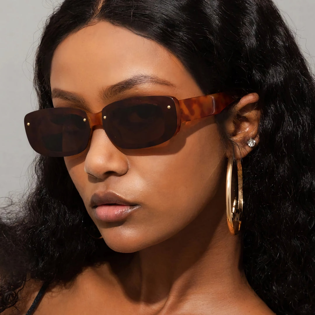 Candy Color Rectangle Sunglasses