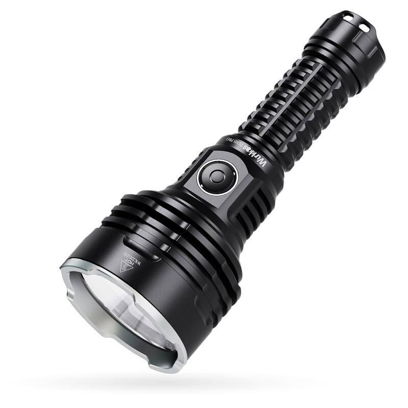 6000 Lumen Rechargeable Tactical LED Flashlight with Power Bank Function, USB-C, Long Range
