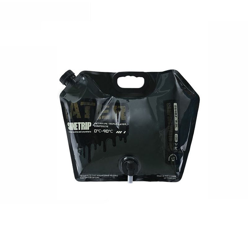 8L Folding Camping Water Bag with Faucet Tap