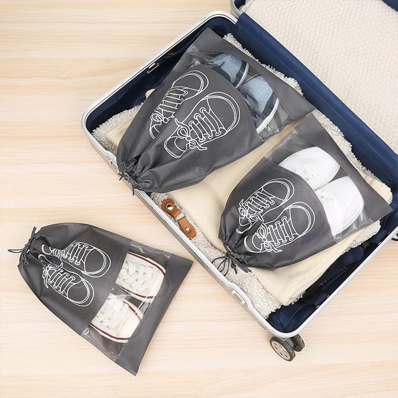 5pcs Set Travel Shoe Storage Organizer Bags