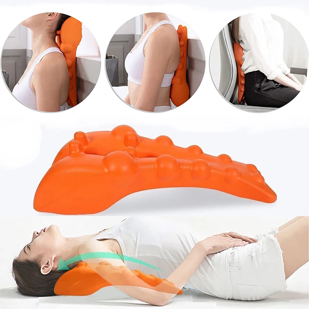 Cervical Traction Pillow: Neck Pain Relief & Shoulder Relaxer