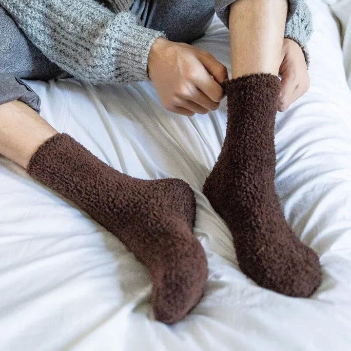 Cozy Men's Winter Thermal Fleece Socks