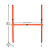Color + Type: Red Sticks &amp; Crossbar