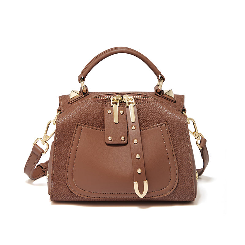 Elegant Split Leather Crossbody Bag for Women