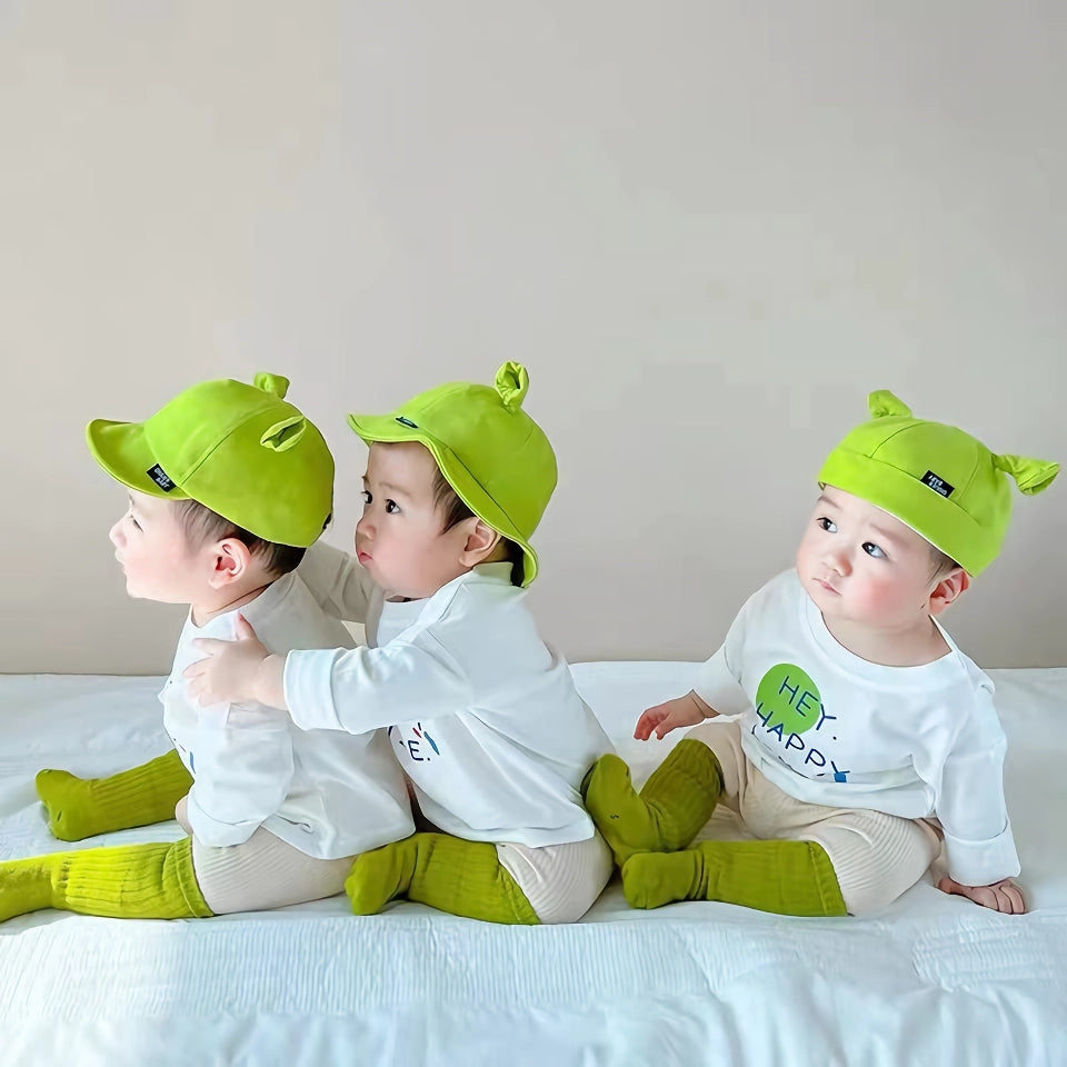 Green Cartoon Baby Hat