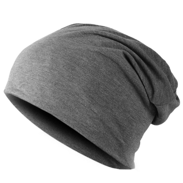 Solid Color Autumn Spring Beanies Hats For Man Male