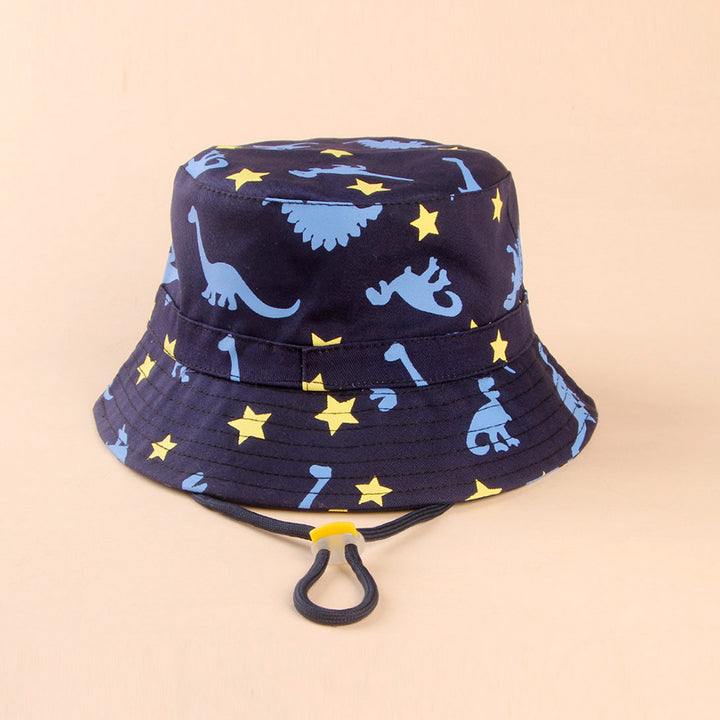 Cartoon Dinosaur Kids Sun Protection Bucket Hat
