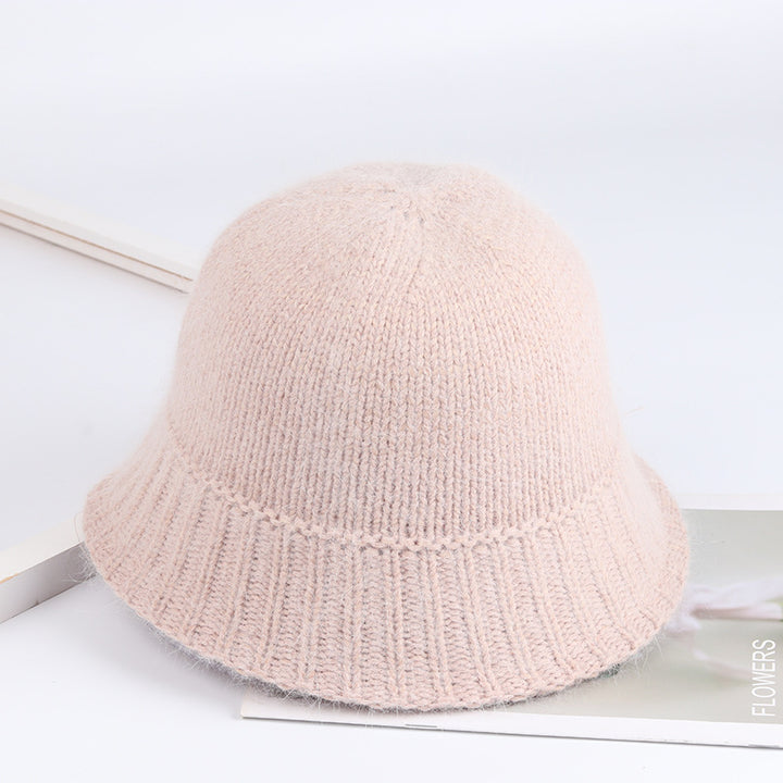 Stylish 7-Color Wool Bucket Cap for Women - Cozy Fishing Hat