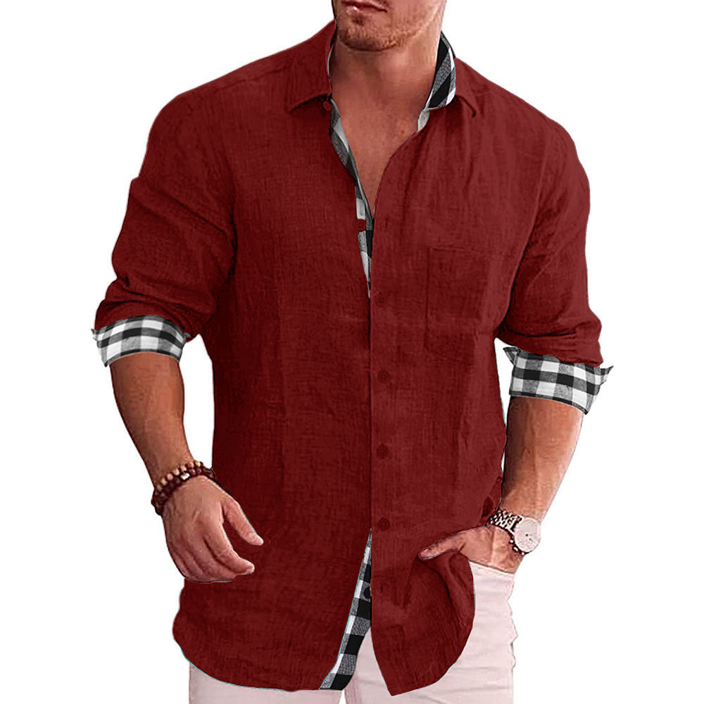 Men's Shirt Long Sleeve Casual