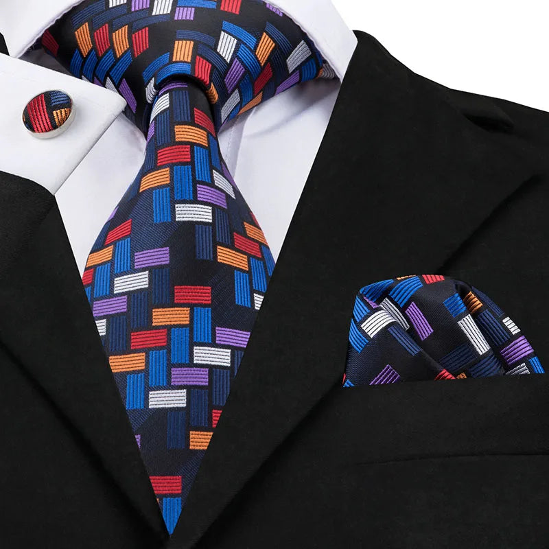 Luxury Handmade Silk Necktie Set