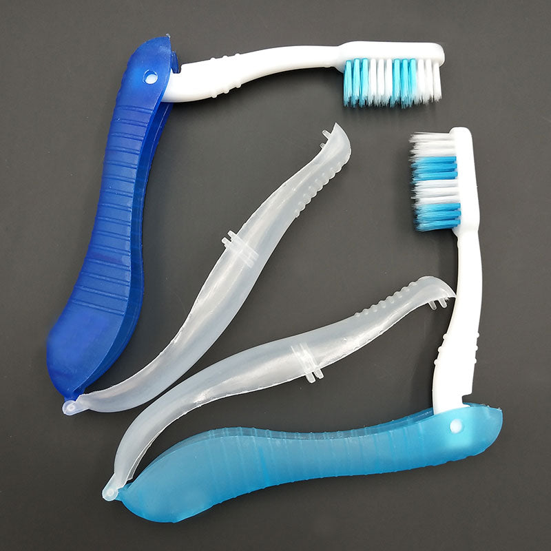 Portable Foldable Travel Toothbrush for Camping and Hiking