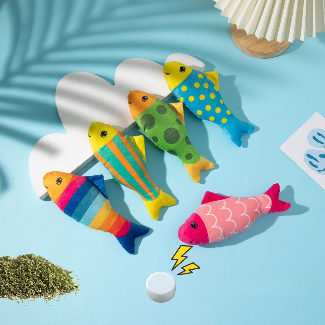 Catnip-Infused Fish Toy