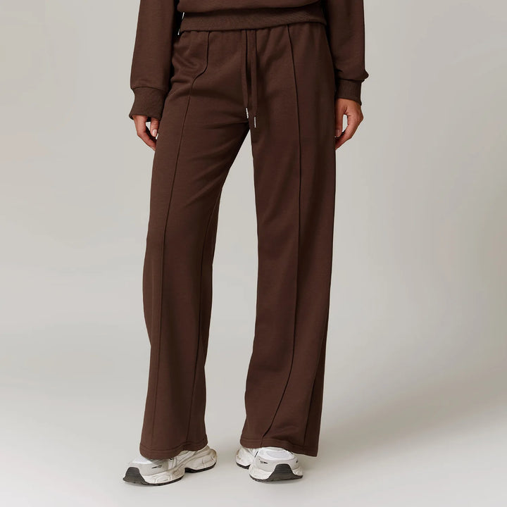 High-Waisted Loose Fit Women's Sweatpants with Pockets