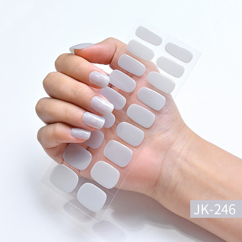 Ice Transparent Cat Eye Aurora Wear Nail Tip Nail Stickers