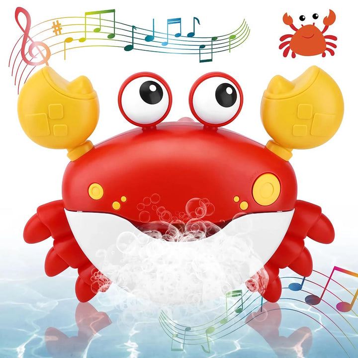Red Crab Bath Toy Bubble Machine