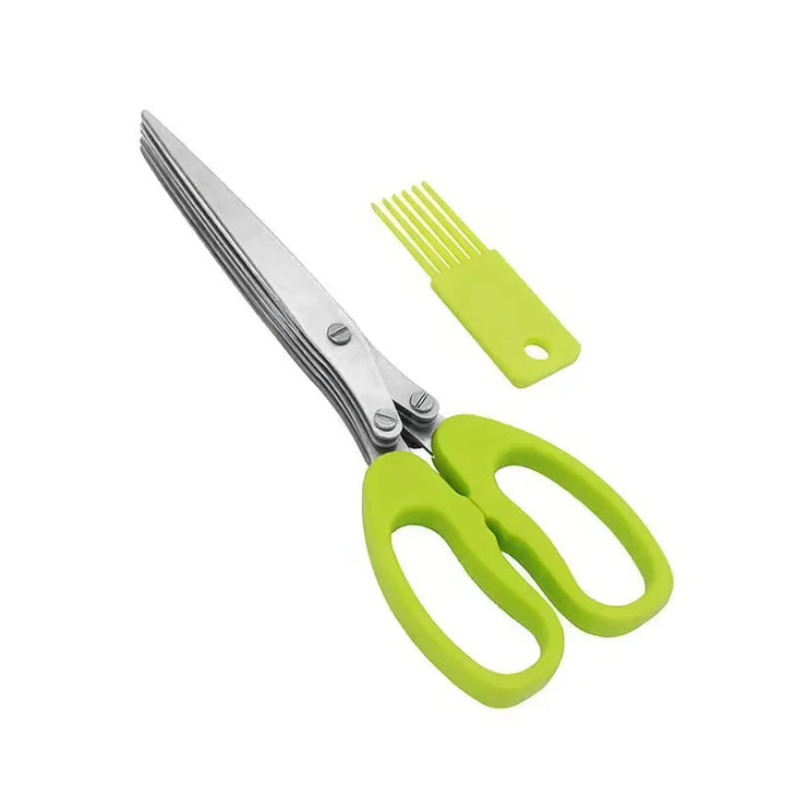 Multi-Layer Stainless Steel Herb Scissors