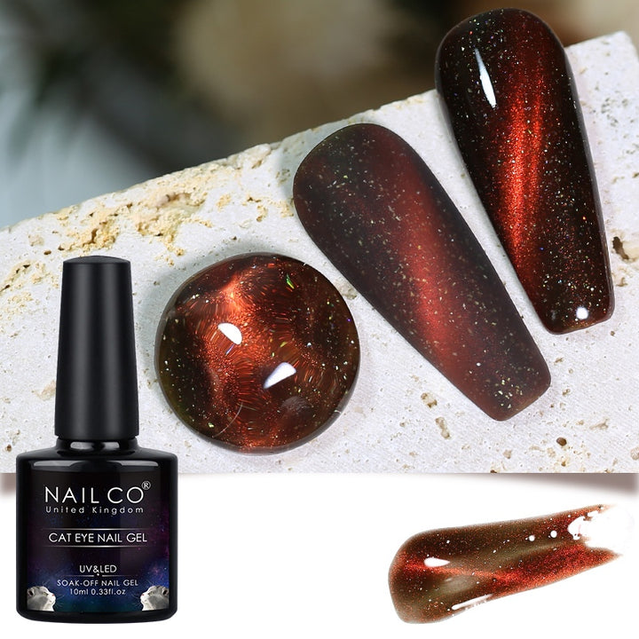 Crystal Cat Eye Magnetic Gel Nail Polish