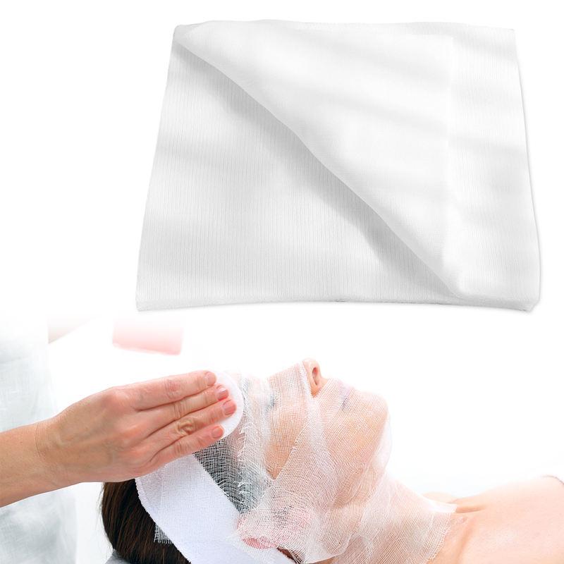 100Pcs Cotton Gauze Face Care Wipes