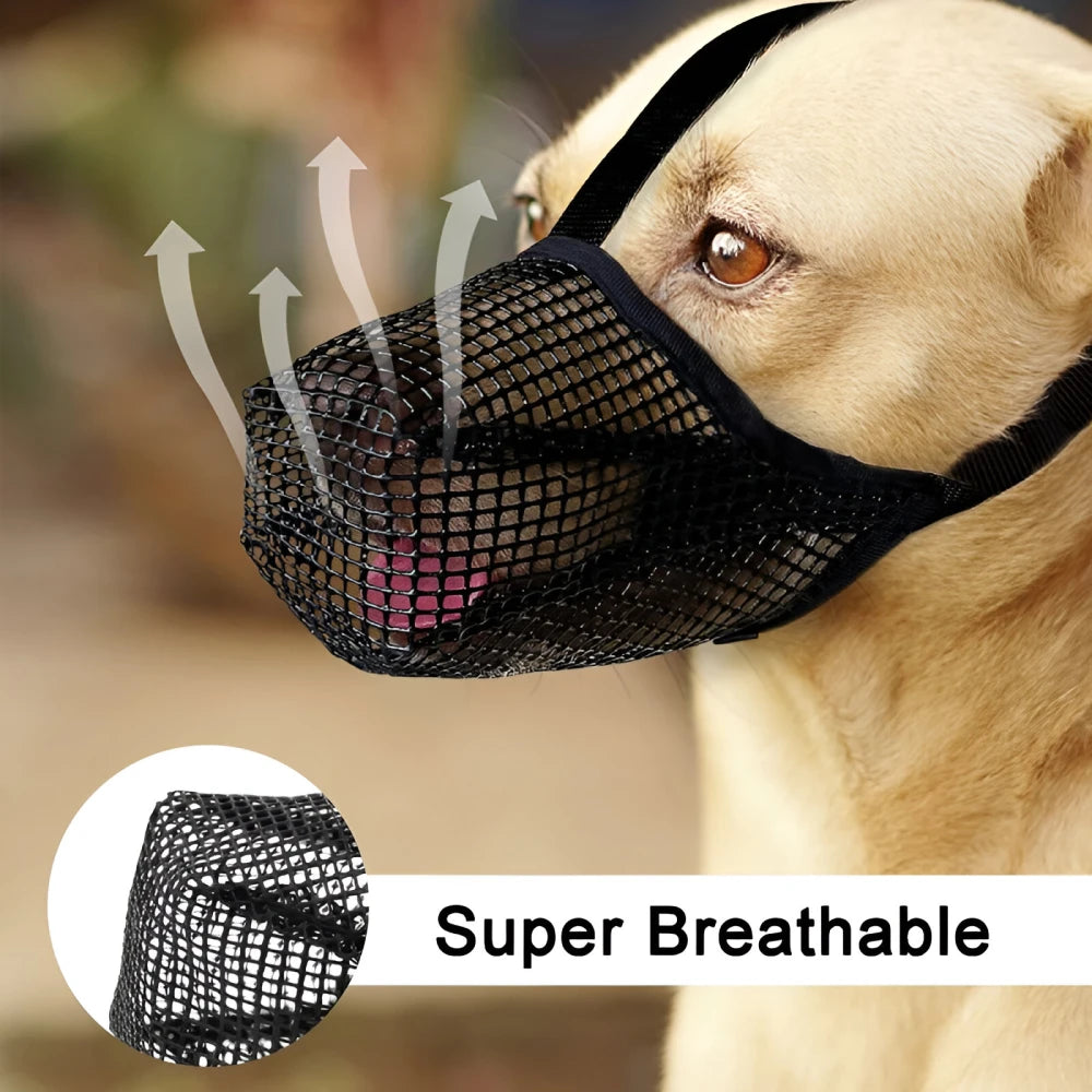 Adjustable Breathable Dog Muzzle