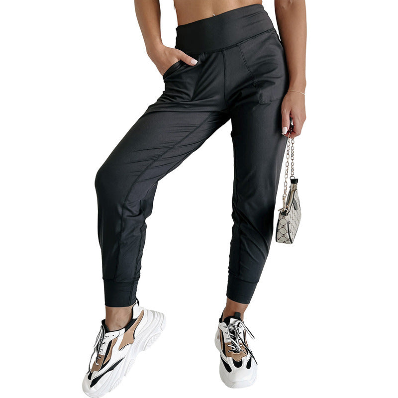 Fall High Waist Ankle-tied Women&