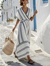 Color: White And Blue Striped Colors