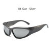 Lenses Color: Gun - Silver